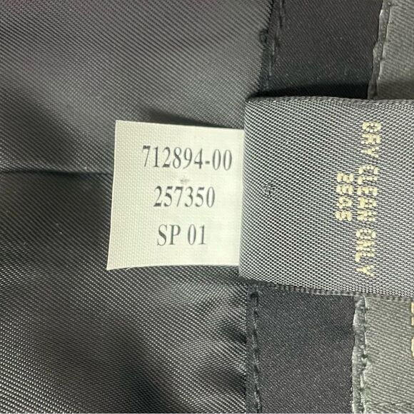 Banana Republic Y2K Trench Coat Black Raincoat Men’s Size XL Vintage Spring 2001 - Picture 9 of 11